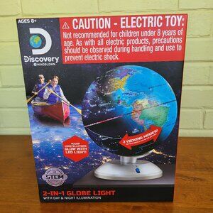 Discovery #Mindblown 2-In-1 Globe Light Day & Night Illumination STEM Learn New